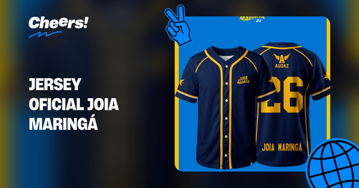 JERSEY OFICIAL JOIA MARINGÁ | Cheers